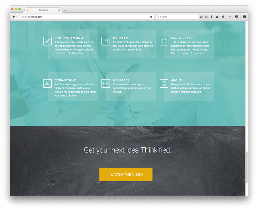 Thinkified App User Interface